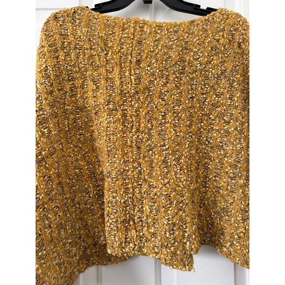 Wonderly Chunky Knit Mustard Yellow Sweater Textured Size M - Picture 2 of 8